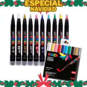 PACK 10 POSCA PCF-350 colores básicos