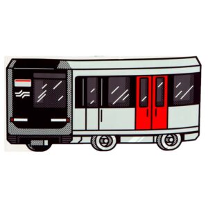 Flux System Stickers Amsterdam Metro