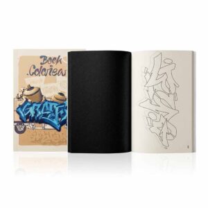 Libro de colorear graffiti
