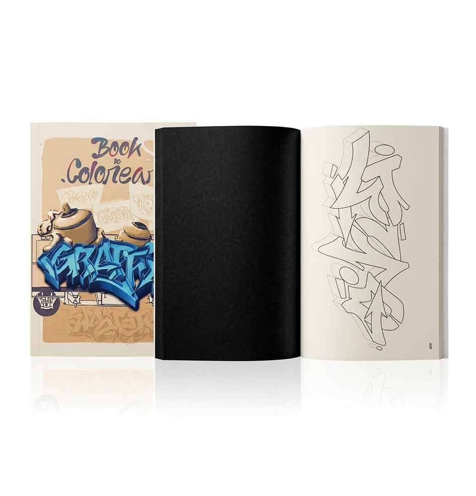 Libro de colorear graffiti