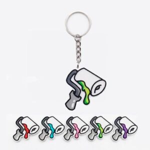 Llavero graffiti rodillo pintura