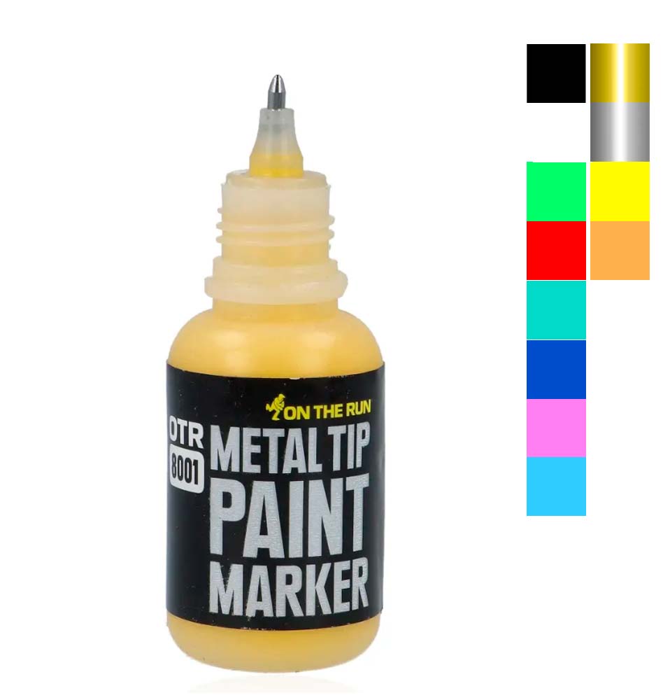 Metal Tip Paint Marker On The Run