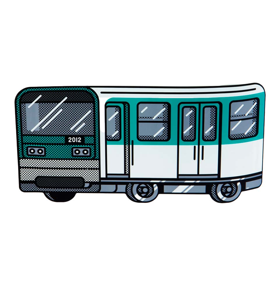 Paris Metro Stickers Flux System