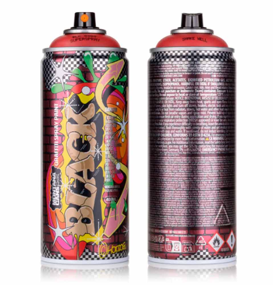 Spray Montana BLACK Artist Edition diseño HOT DOG 400ml