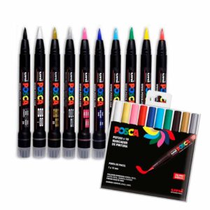 PACK 10 POSCA PCF-350 colores básicos