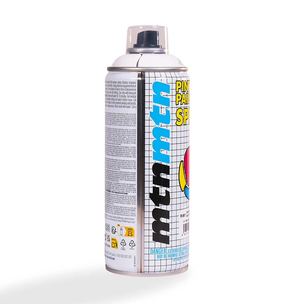 Spray MTN Hardcore Blanco Divinidad 400ml - Edición 30 Aniversario - Imagen 3